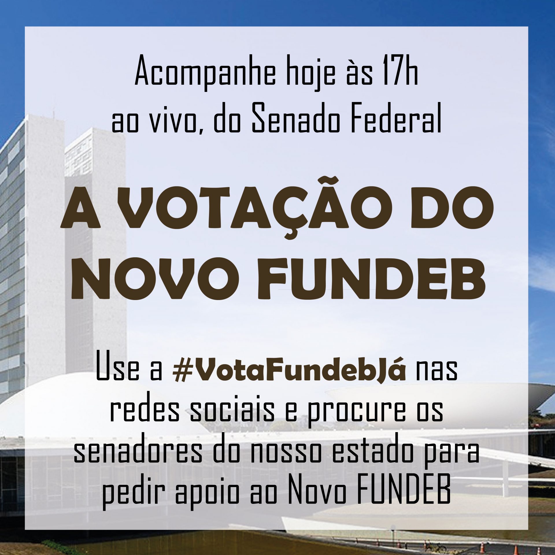 Senado vota hoje o Novo FUNDEB