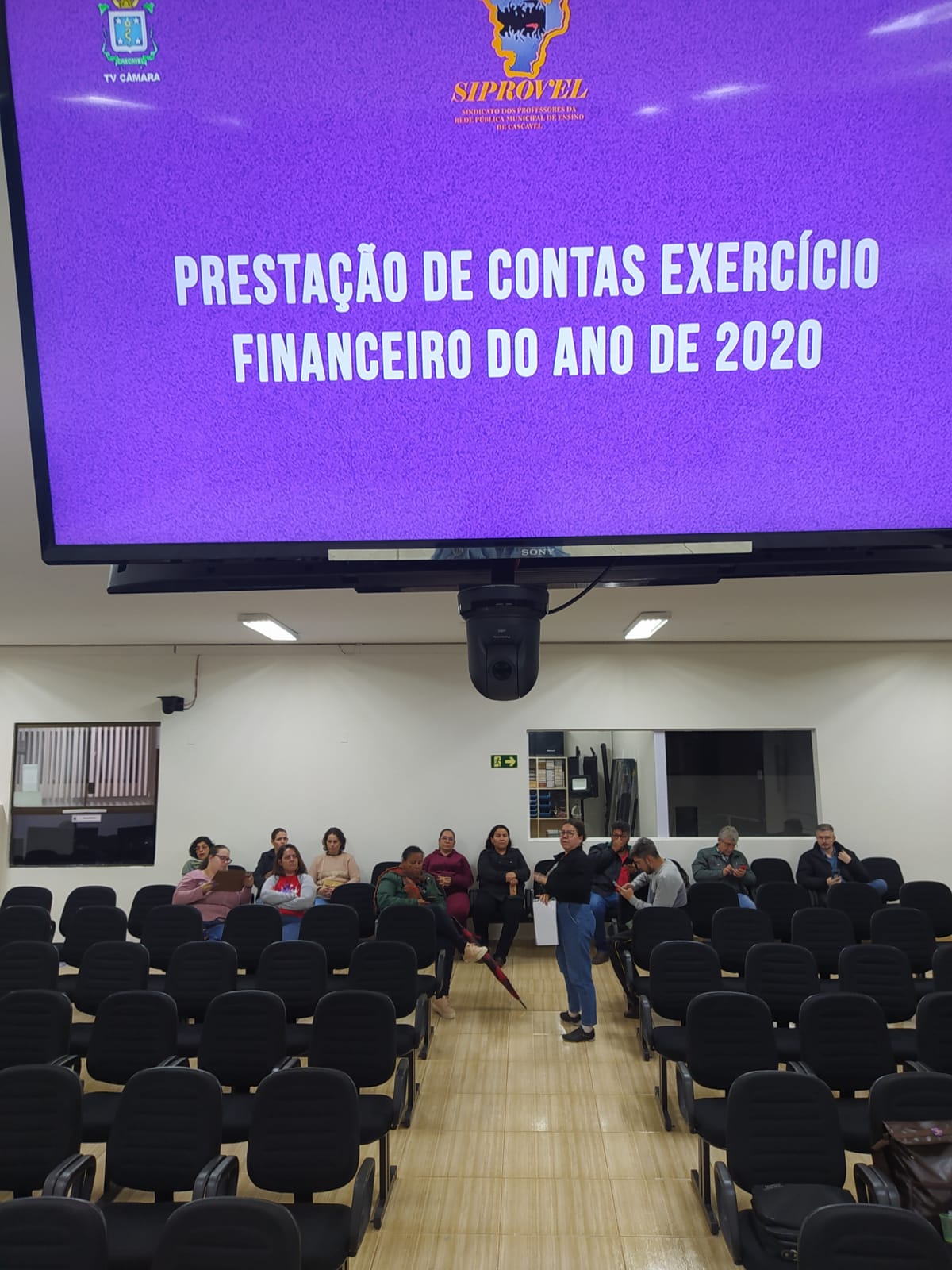 FILIADOS AO SIPROVEL APROVAM PRESTAÇÃO DE CONTAS EXERCÍCIO FINANCEIRO 2020